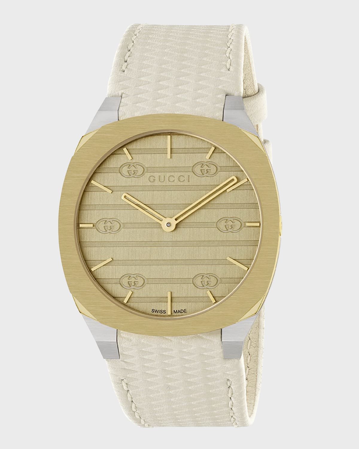 Gucci 25h Watch In Yellow Gold