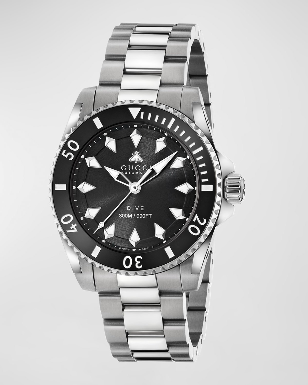 Men's Gucci Dive Bracelet Watch, 40mm