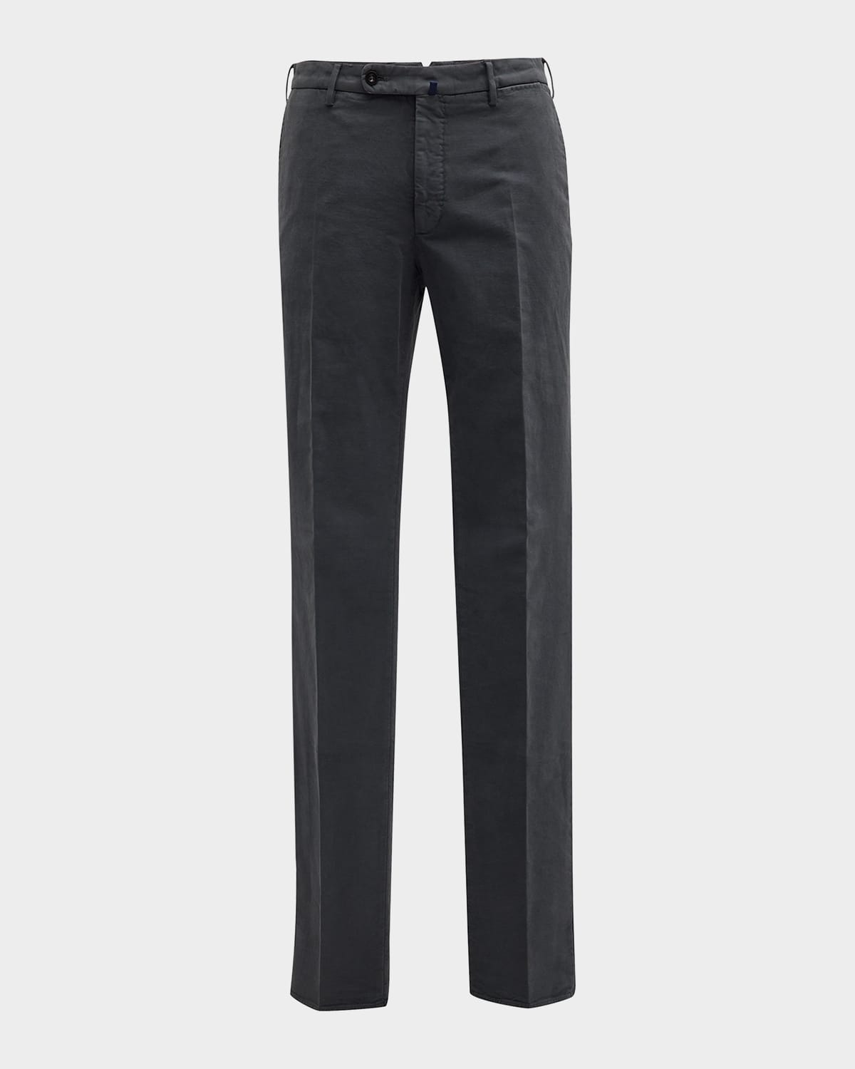 Incotex Men's High Cotton Doeskin Pants In 923grigio Scuro