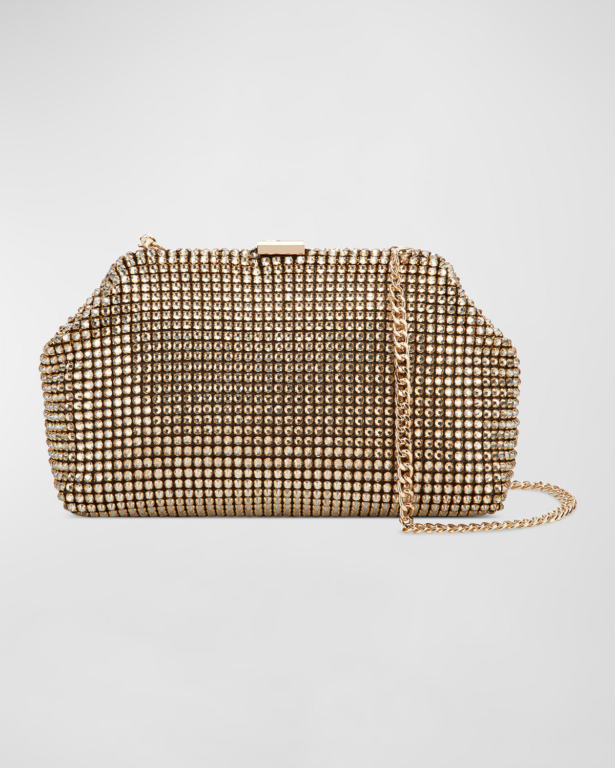 Madeleine Crystal-Embellished Frame Clutch Bag