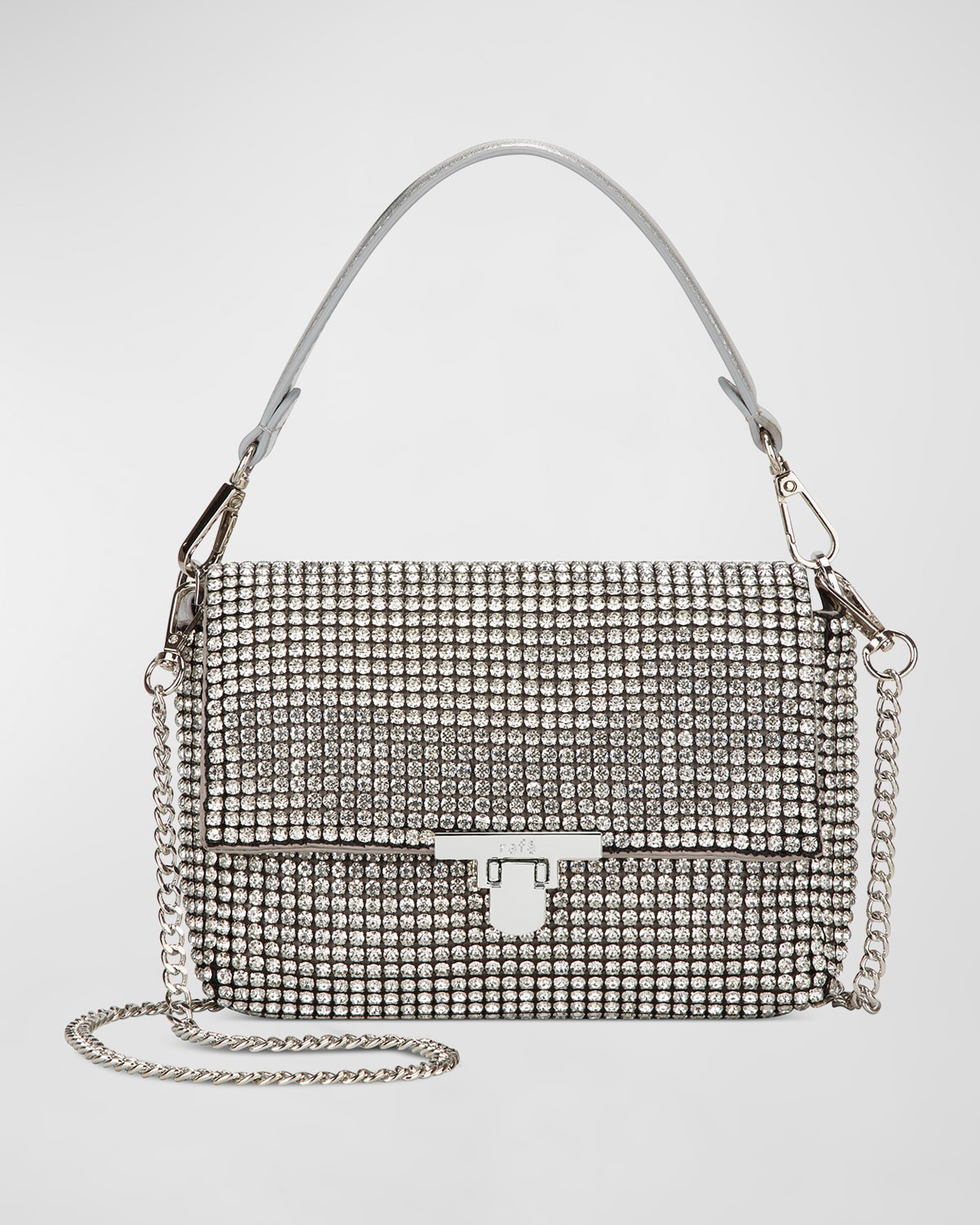 Madeleine Crystal-Embellished Frame Clutch Bag
