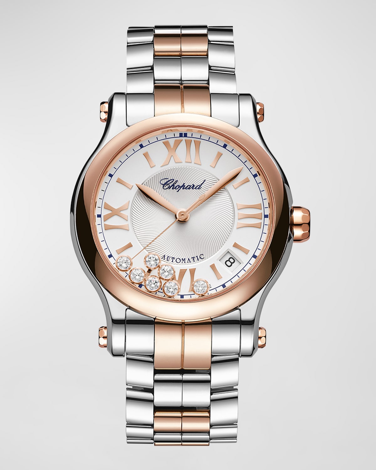 Chopard 36mm Happy Sport Diamond Watch with Bracelet Strap, Two Tone