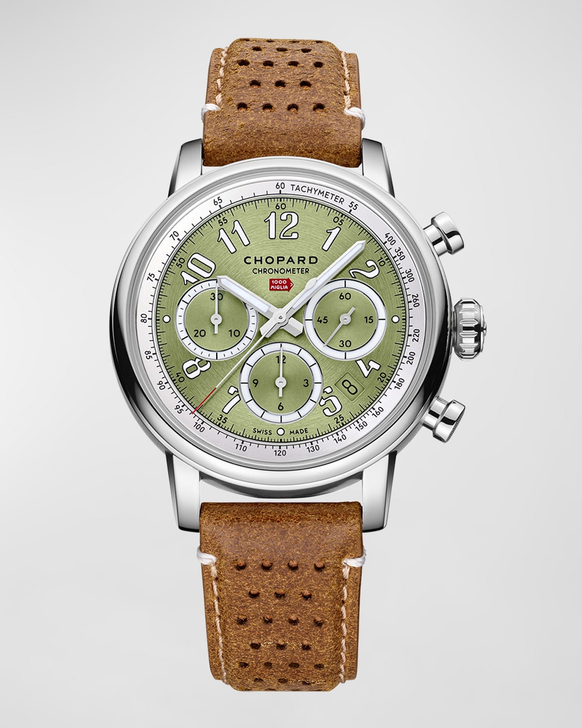 Mille Miglia 40mm Classic Chronograph Green Dial Watch