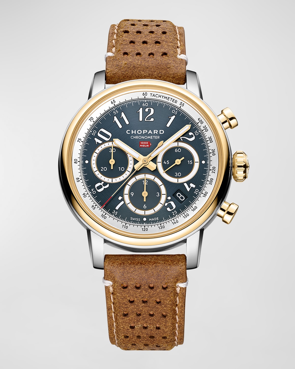 Mille Miglia 40mm Classic Chronograph Blue Dial Watch
