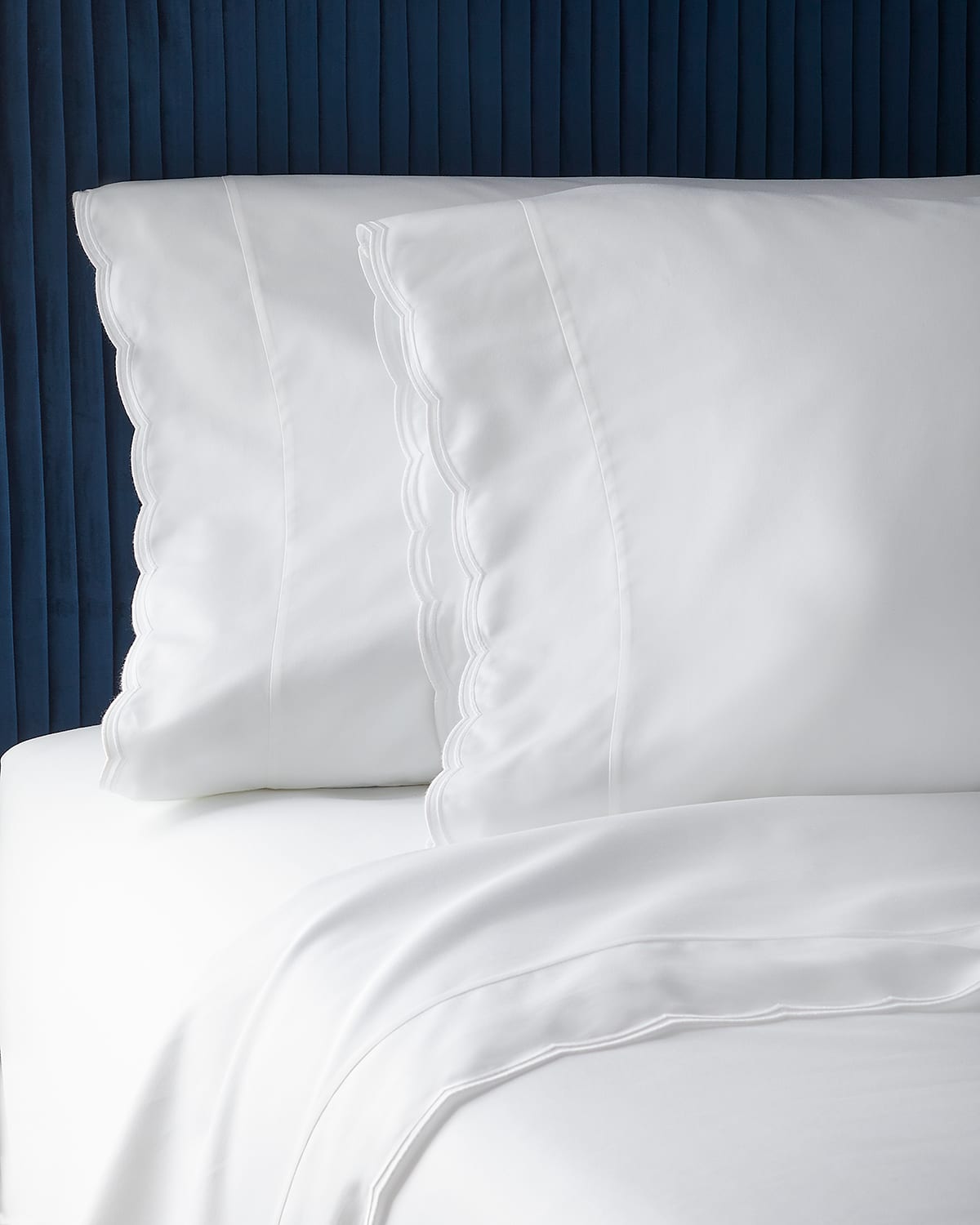 Ralph Lauren Malin Organic Cotton King Pillowcase In White
