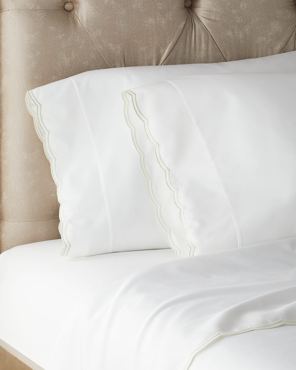 Ralph Lauren Malin Organic Cotton King Pillowcase In White