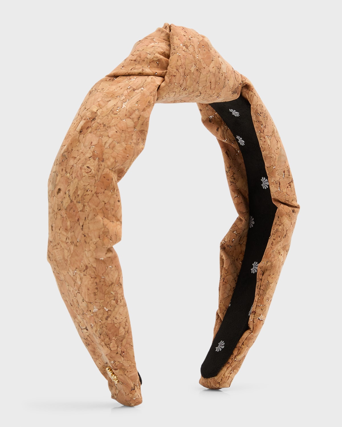 Lele Sadoughi Knotted Cork Headband In Gold