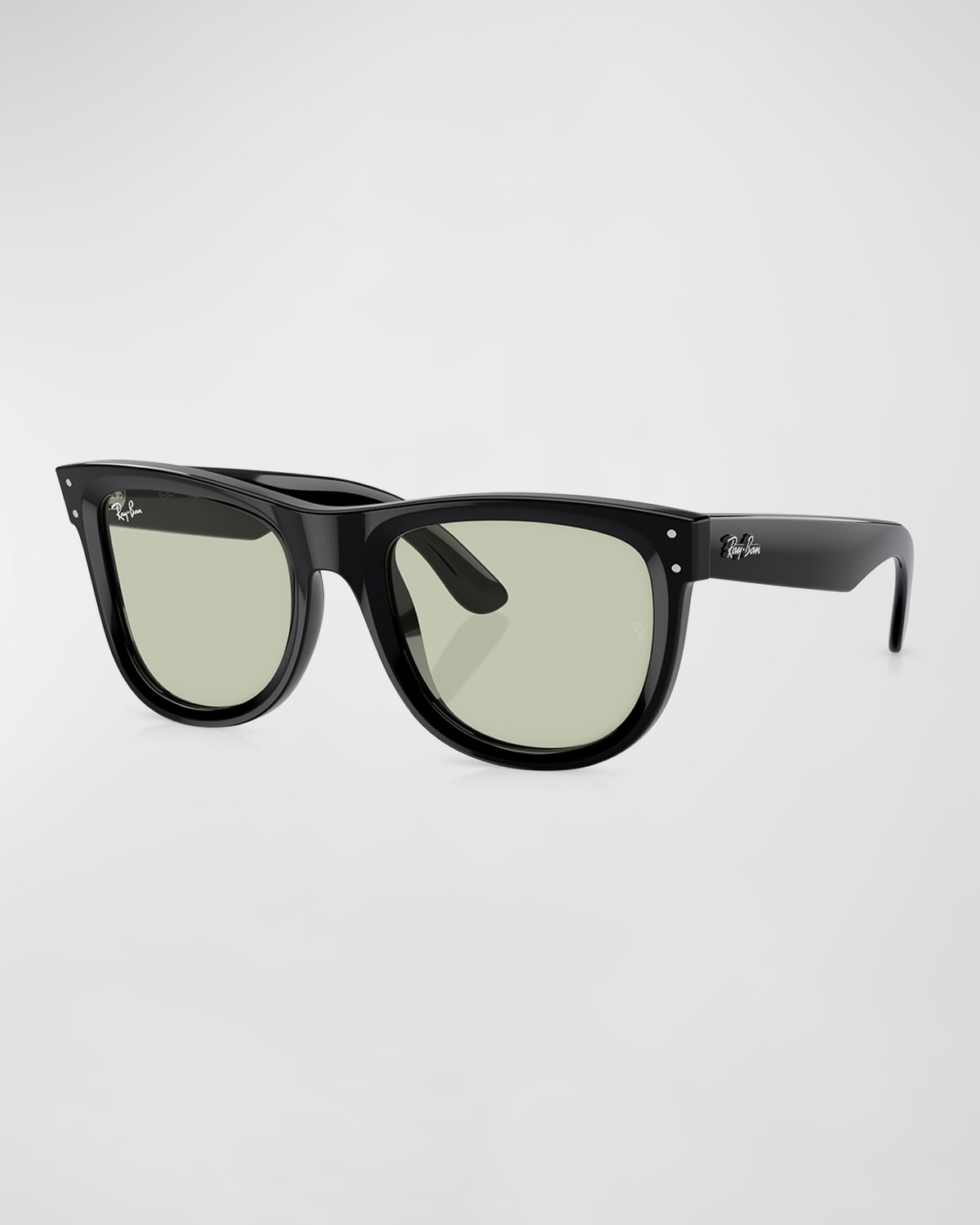 Ray Ban Rbr0502s Wayfarer Reverse Sunglasses In Black Green
