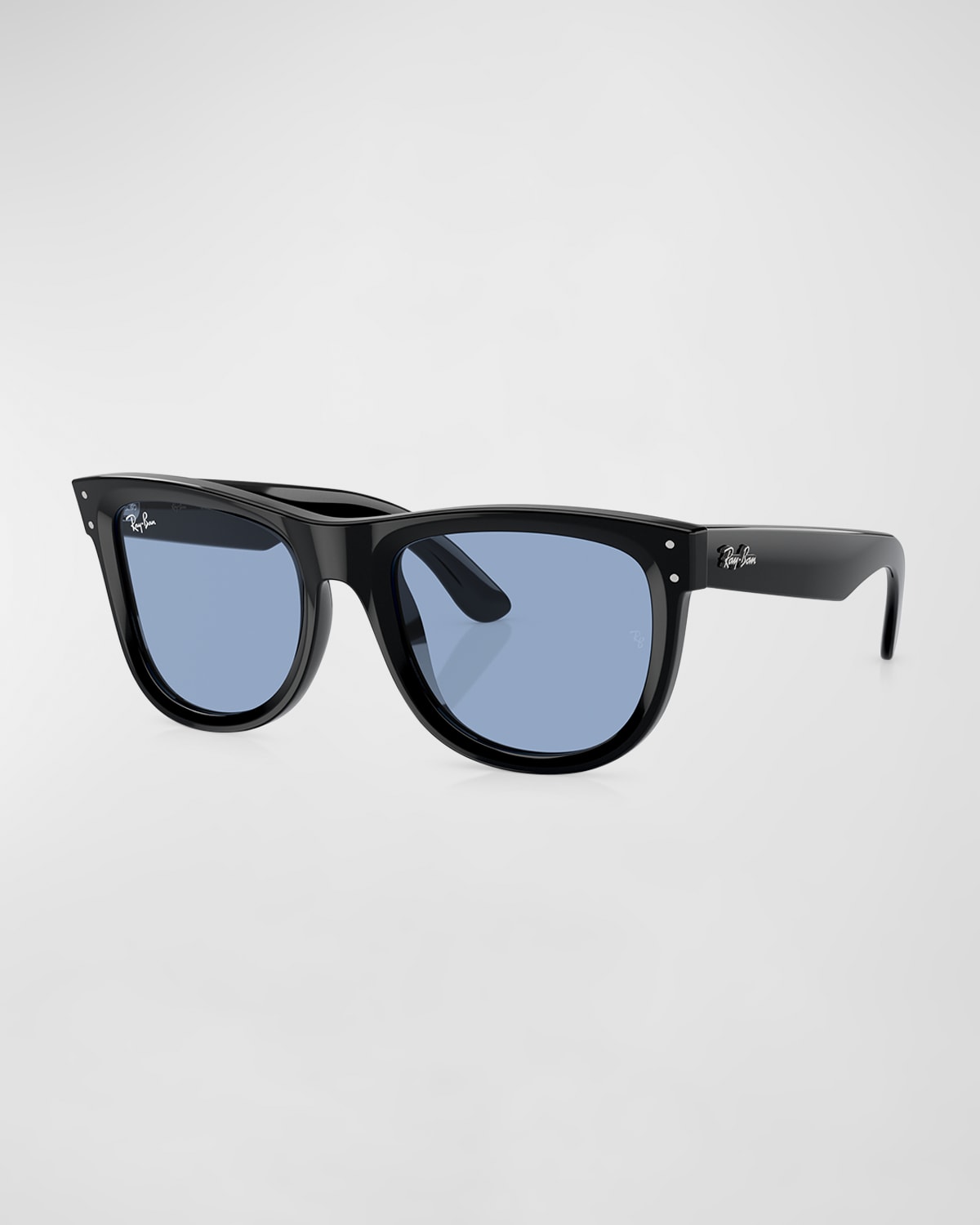 Shop Ray Ban Rbr0502s Wayfarer Reverse Sunglasses In Light Blue
