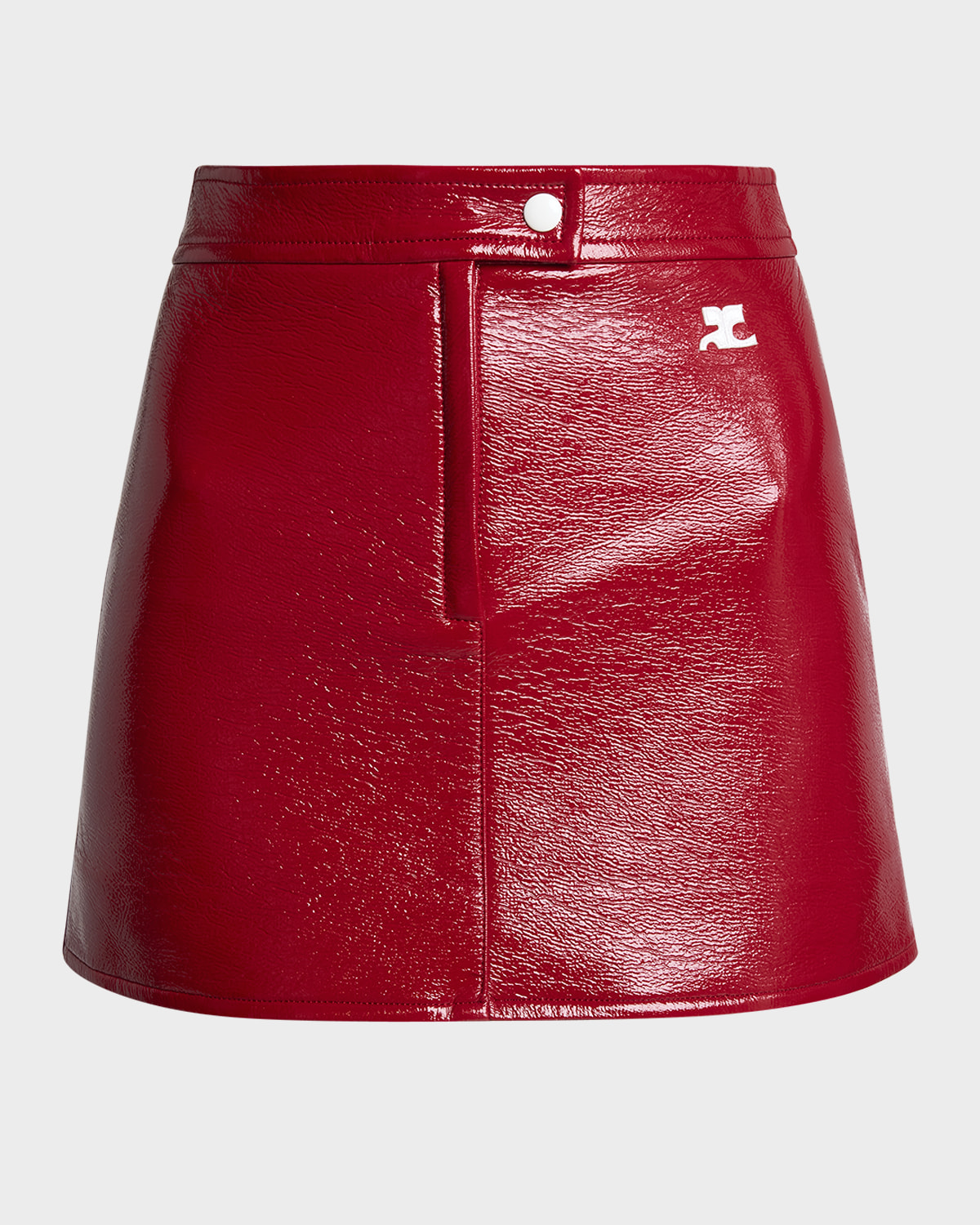 Reedition Vinyl Mini Skirt