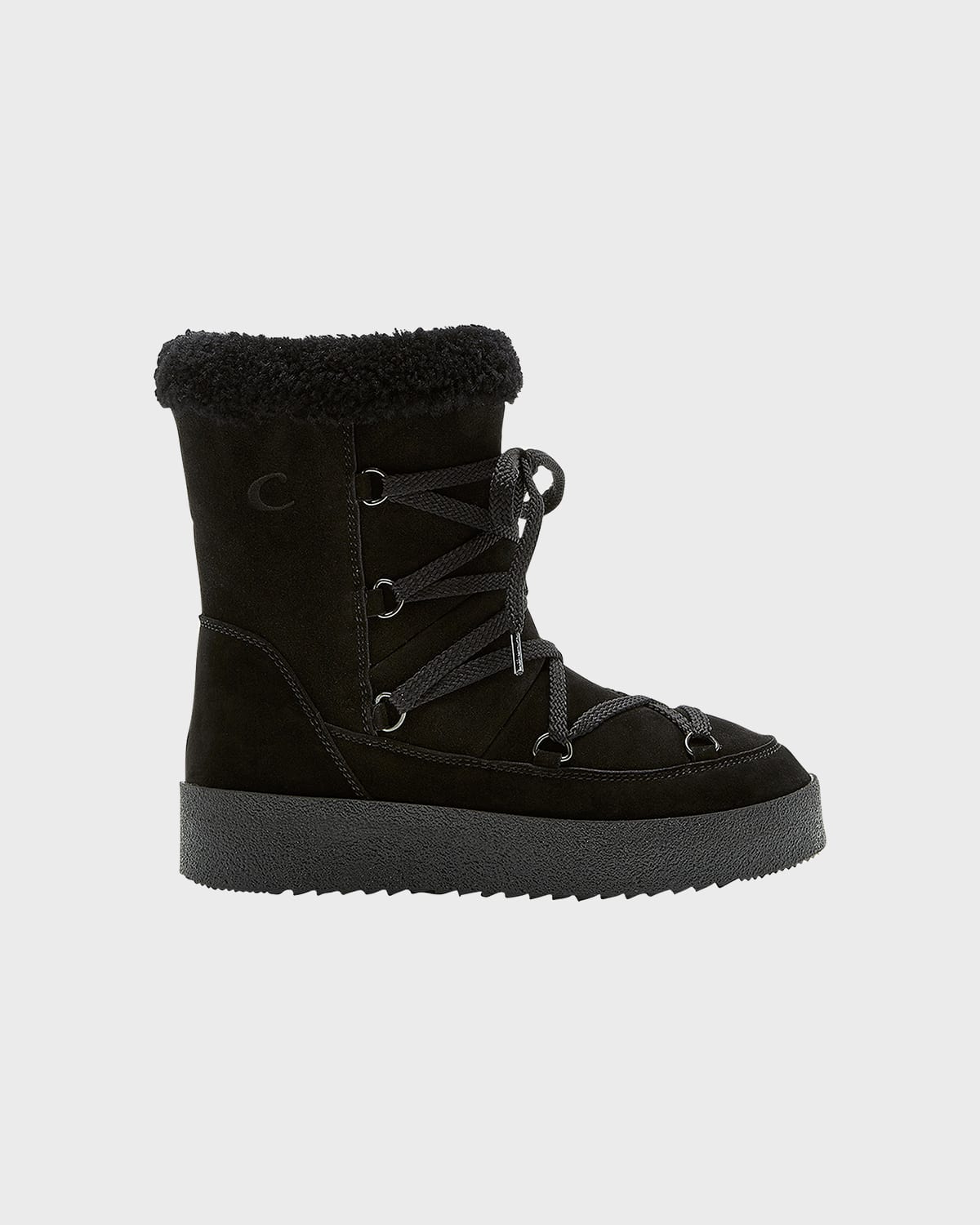 Emery Suede Shearling Snow Boots