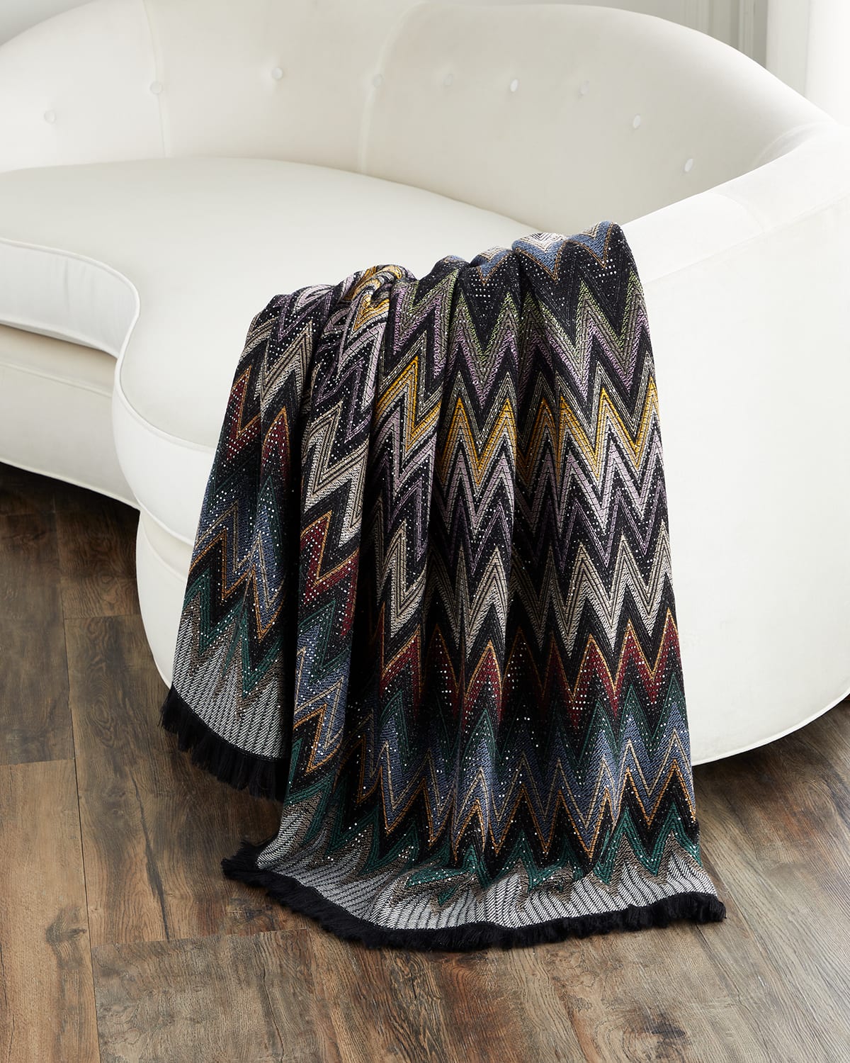 Missoni Chen Chevron Throw Blanket In Multi