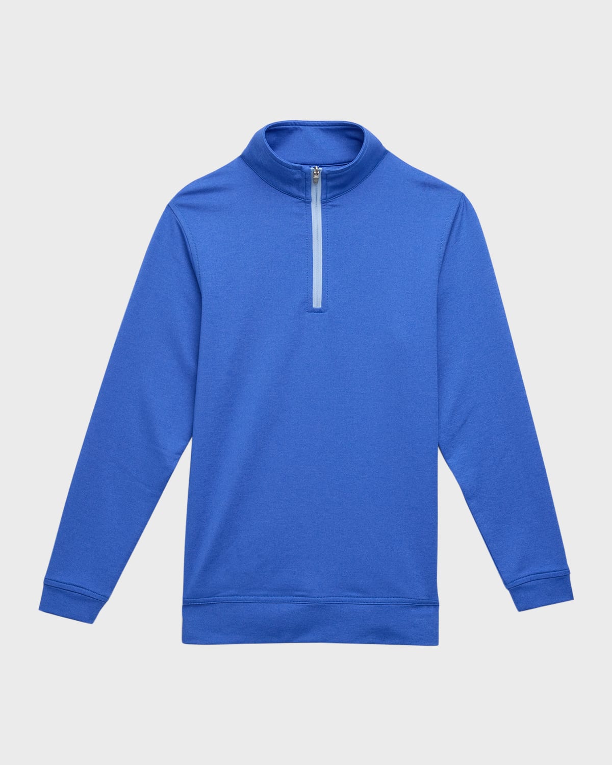 Peter Millar Kids' Boy's Perth Youth Performance Quarter Zip In Sapphire