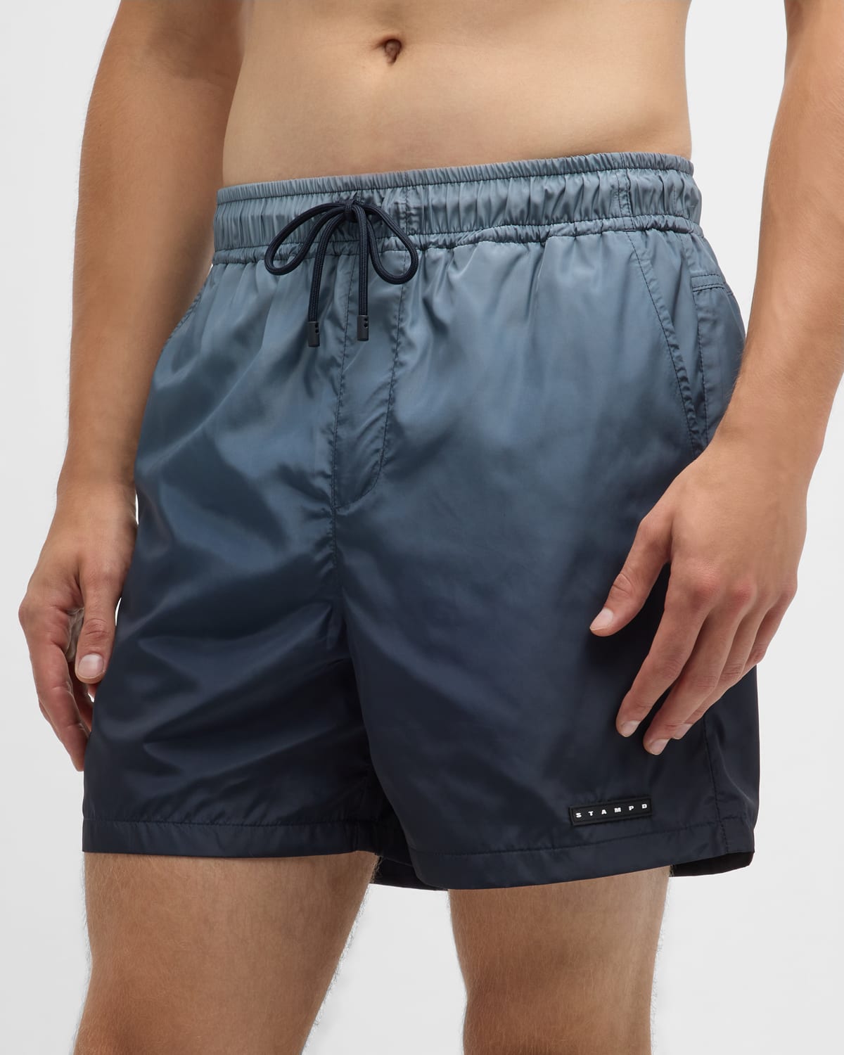 Stampd Men's Gradient Swim Trunks In Cool Gradient