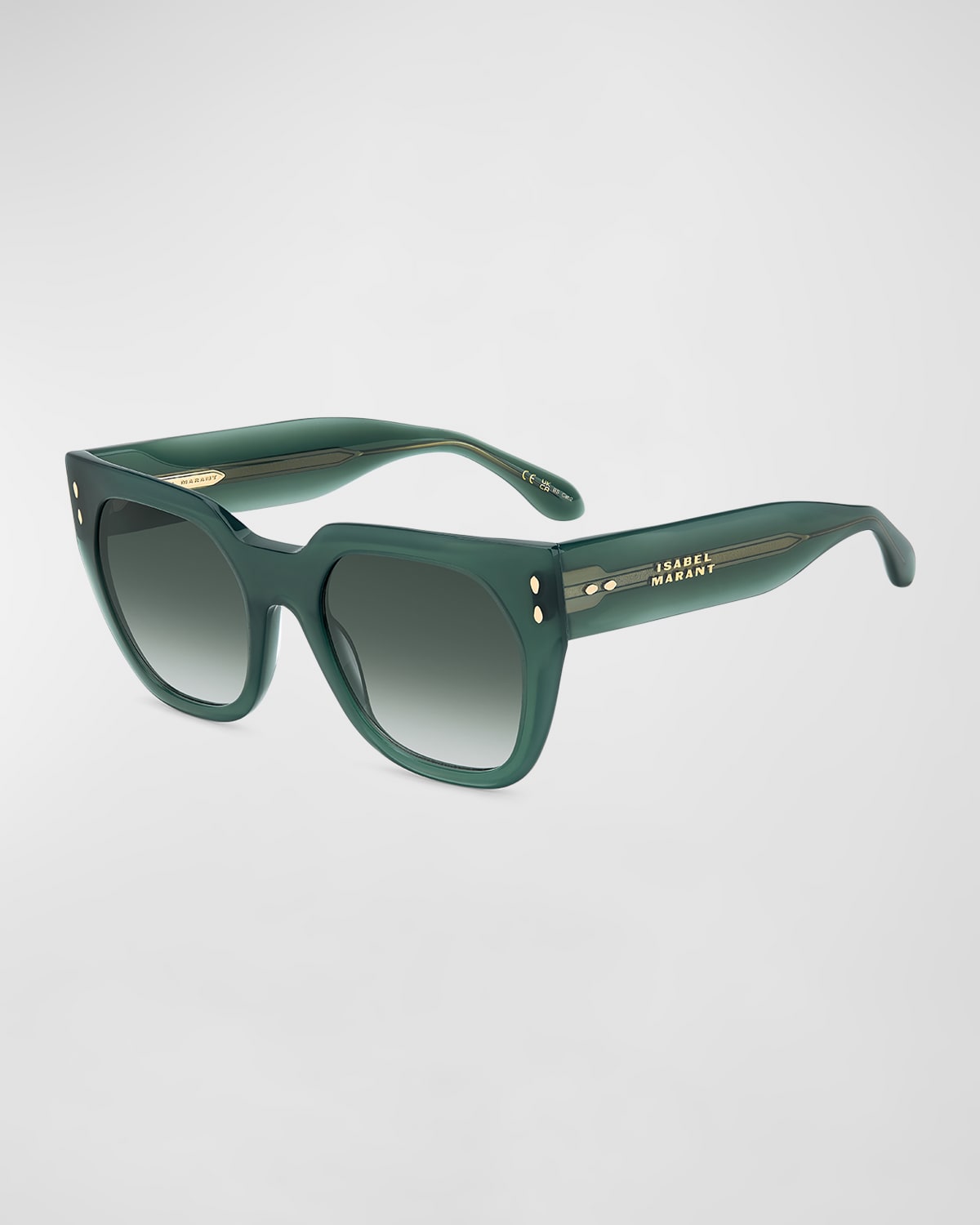 Shop Isabel Marant Im0158s Logo Acetate Cat-eye Sunglasses In Lilac