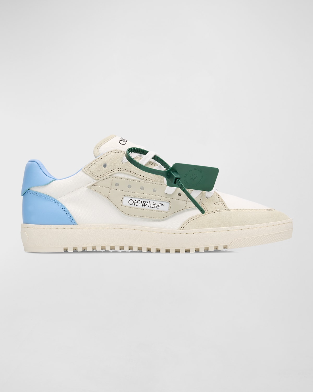 Shop Off-white Men's 5.0 Off Court Canvas Low-top Sneakers In White Light B