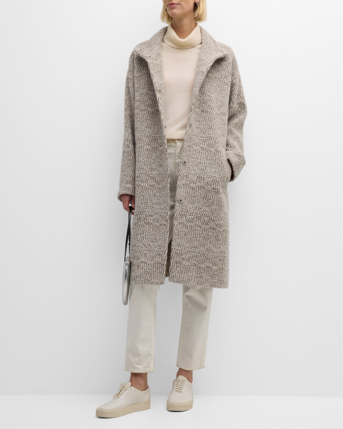 Eileen fisher jacquard jacket outlet