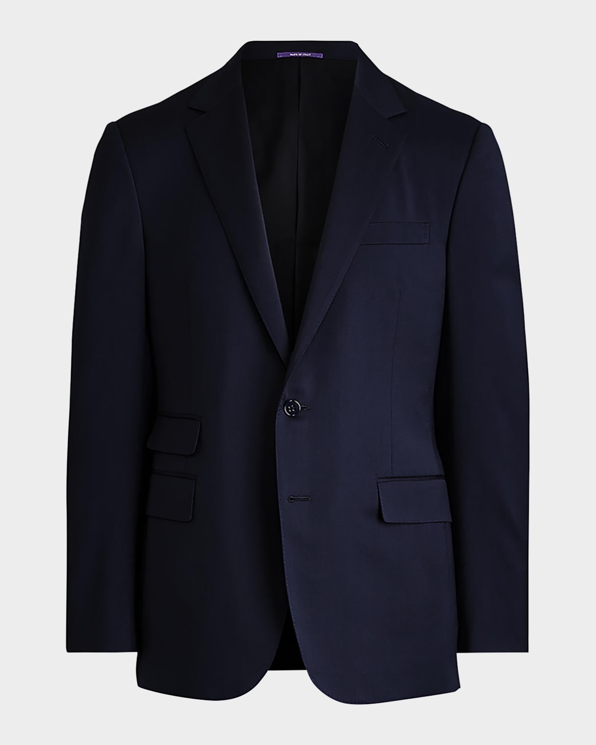 Shop Ralph Lauren Men's Gregory Hand-tailored Wool Serge Suit In Blue