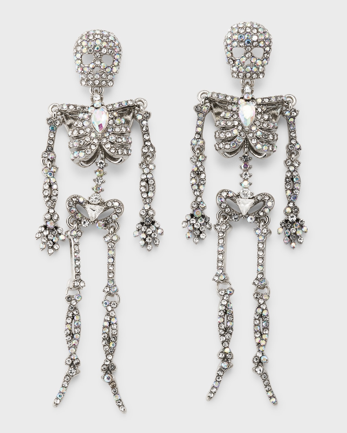 Baublebar Bonafide Bones Mobile Earrings In Clear