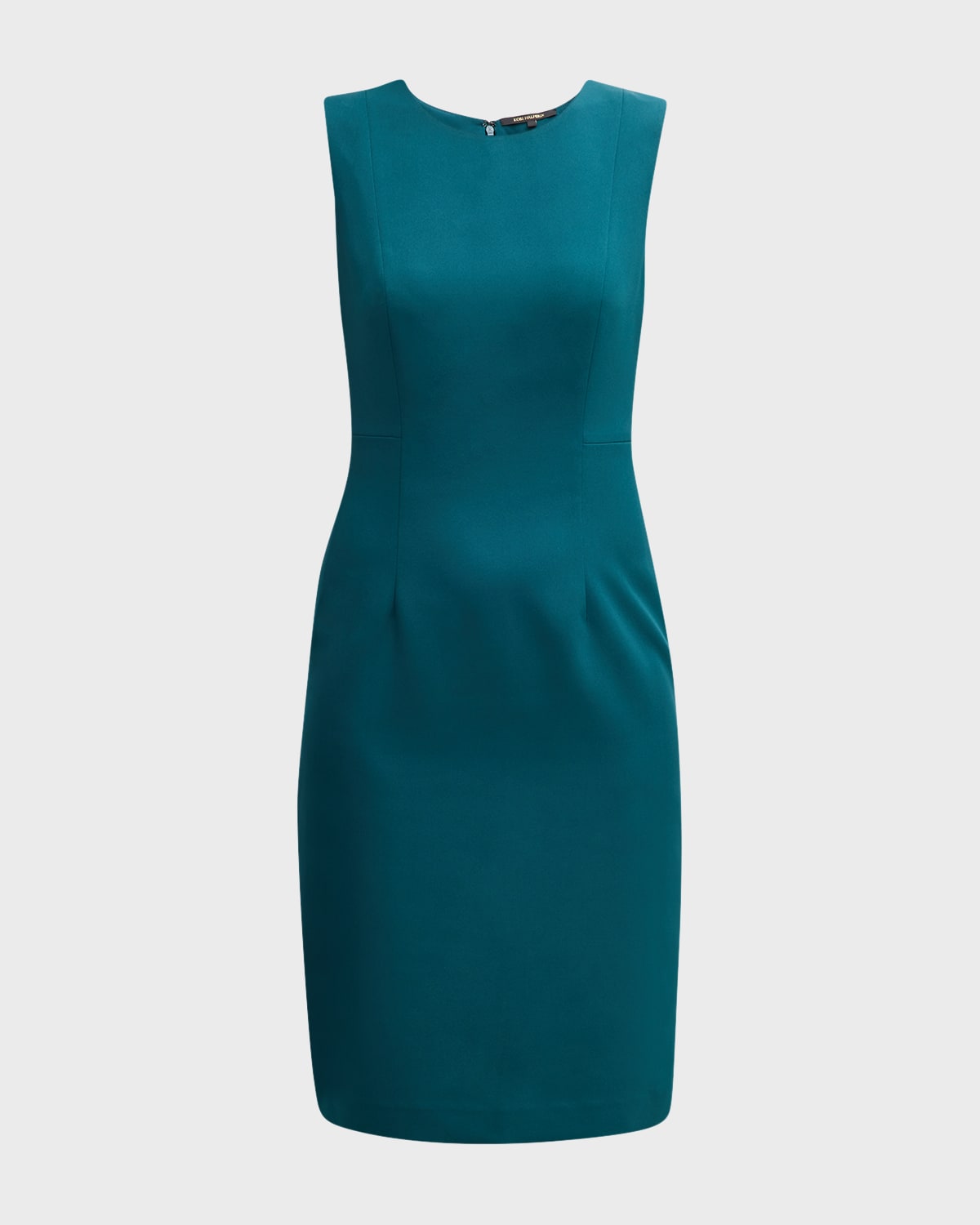 Kobi Halperin Women's Meridian Milano Twill Sleeveless Sheath Dress In Sea Moss