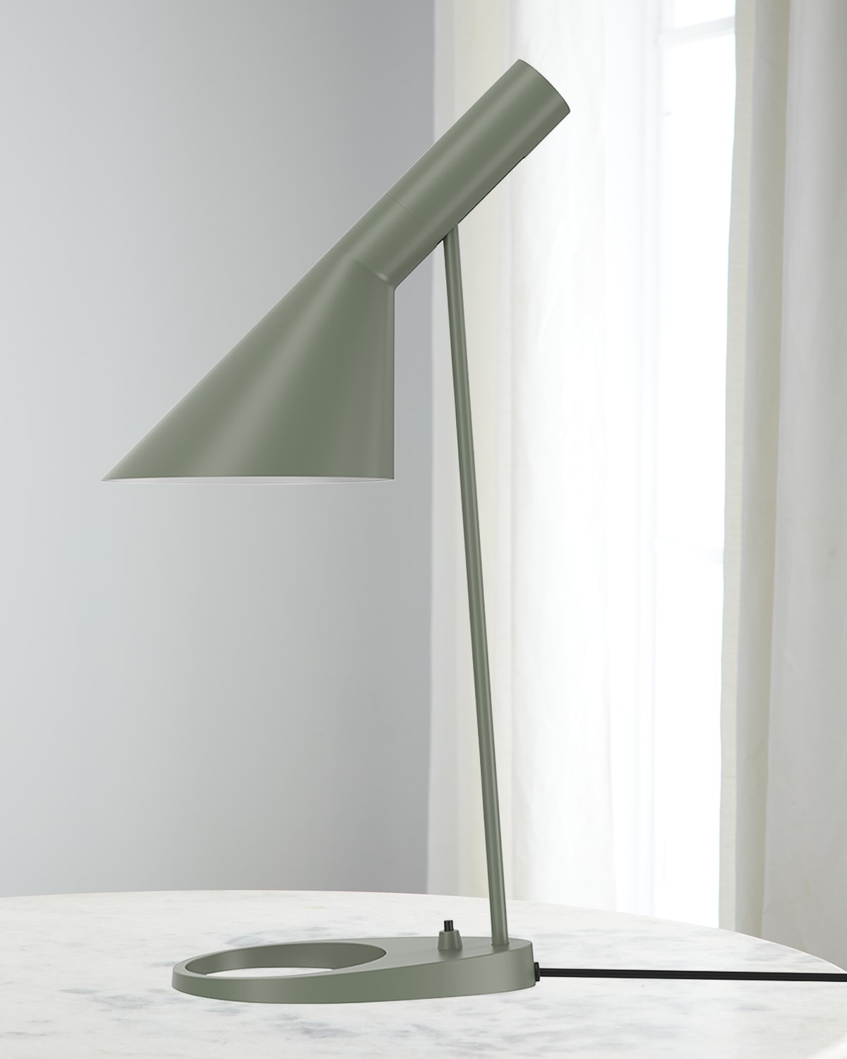 Shop Louis Poulsen Aj Table Lamp In Pale Petroleum