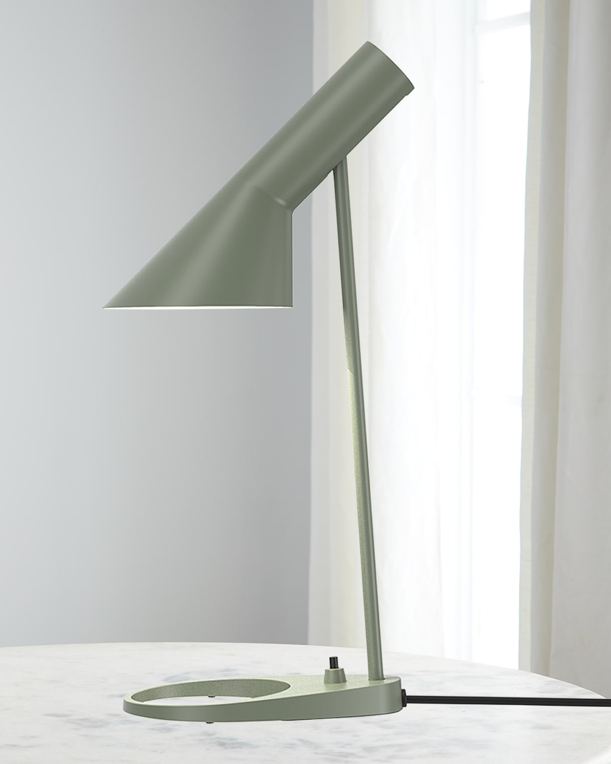 Louis Poulsen Aj Table Lamp In Pale Petroleum