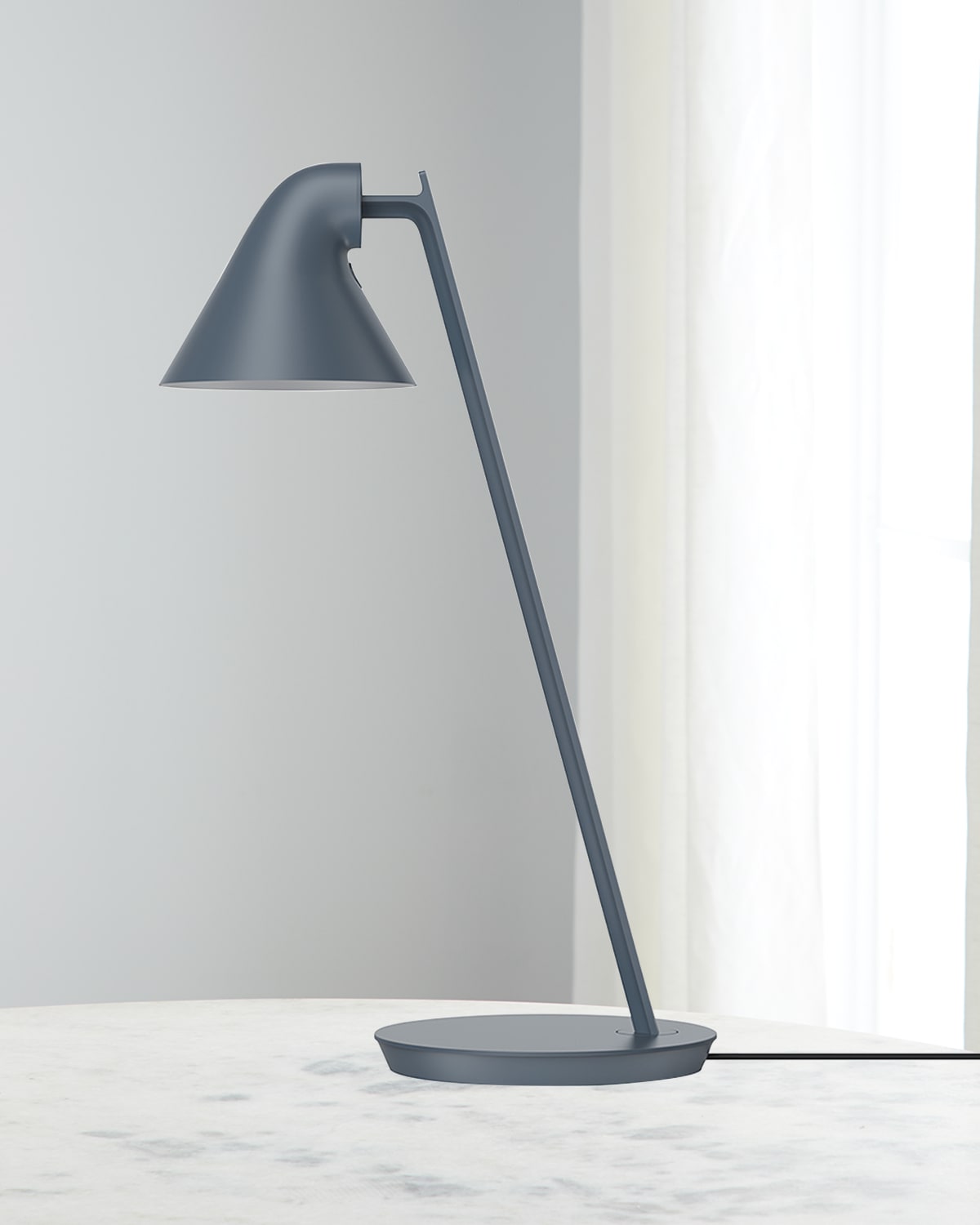 Shop Louis Poulsen Njp Mini Lamp In Petrol Blue