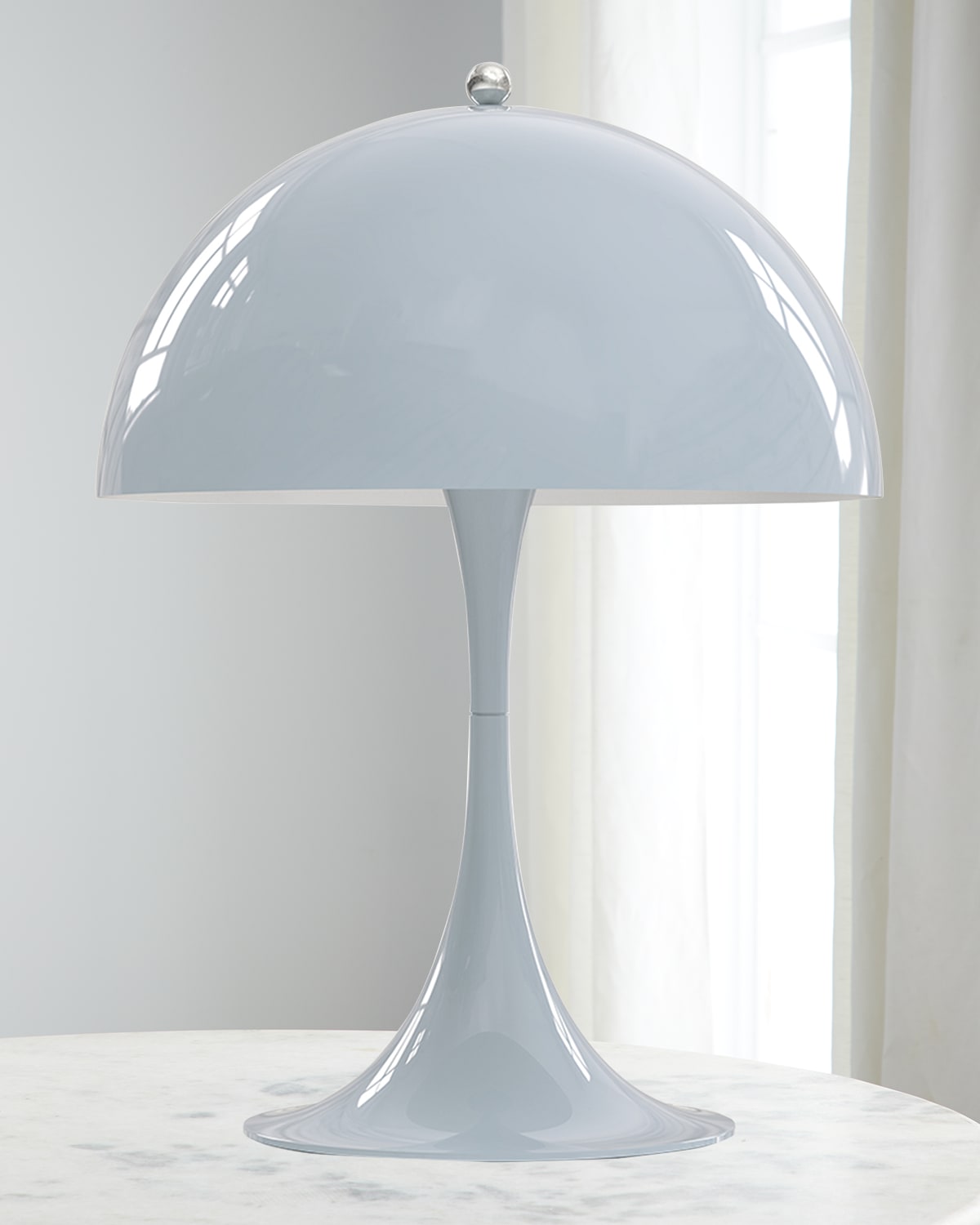 Louis Poulsen Panthella Mini Lamp - 13" In Pale Blue