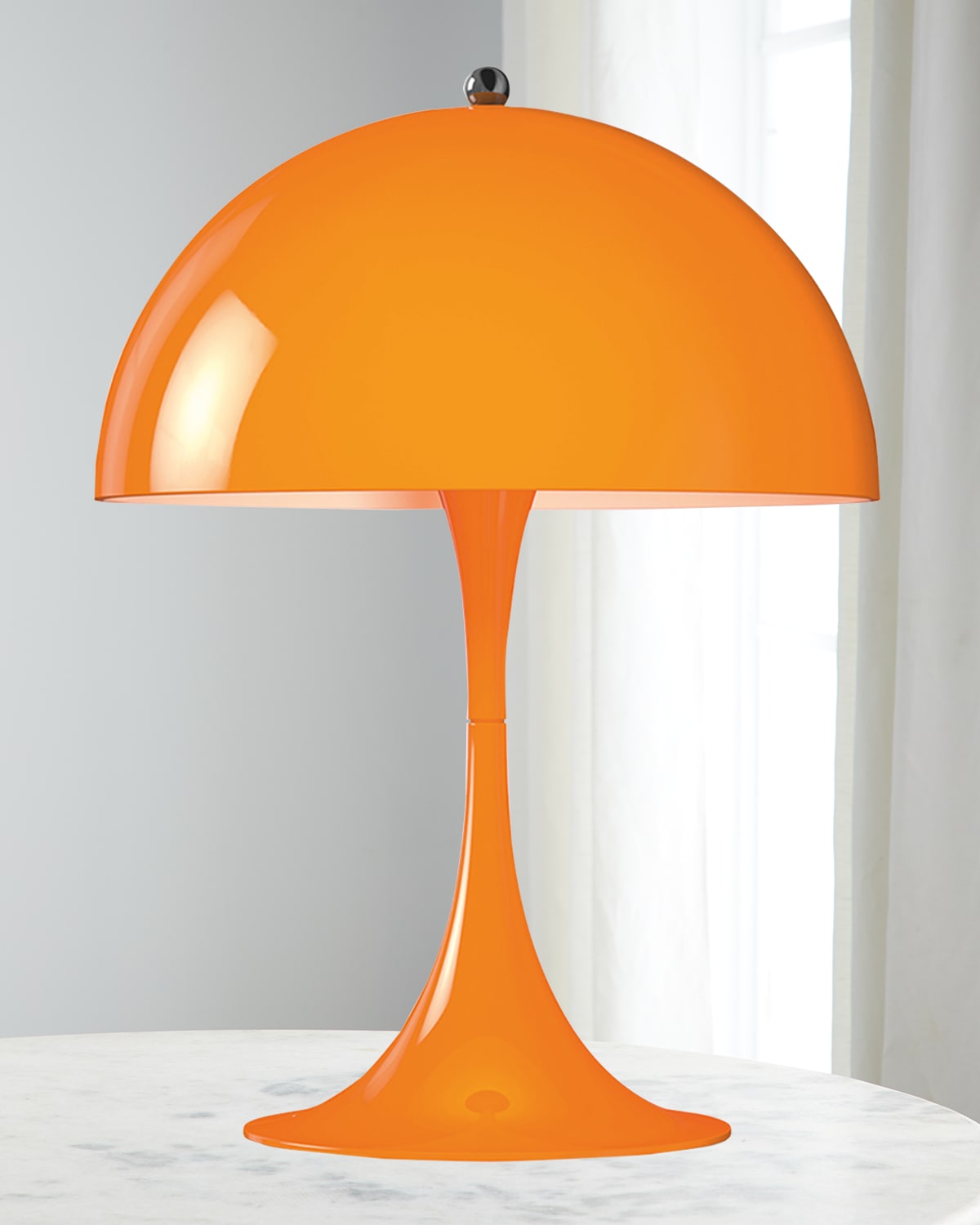 Shop Louis Poulsen Panthella Mini Lamp - 13" In Orange