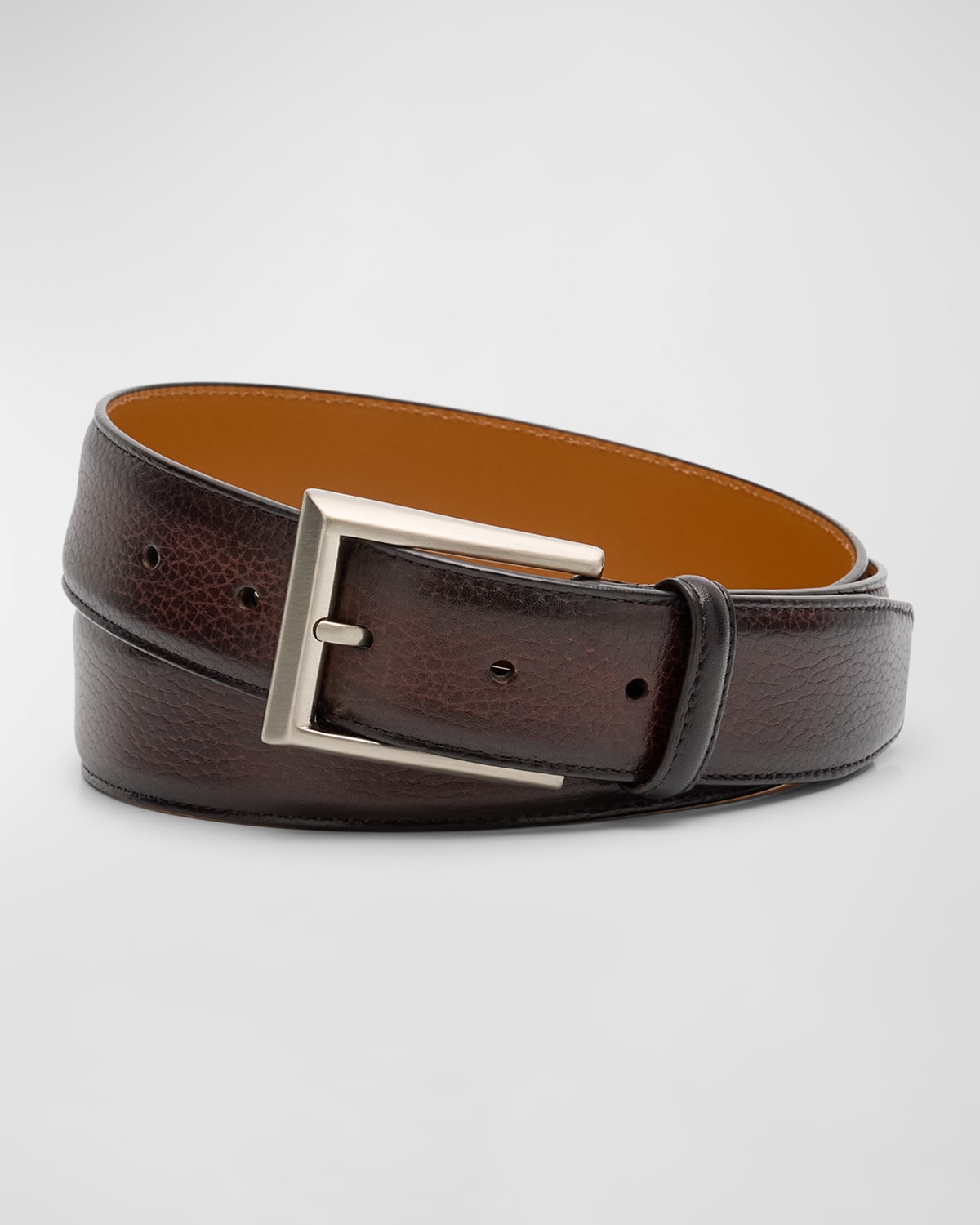 Magnanni Rocas Brown Leather Belt