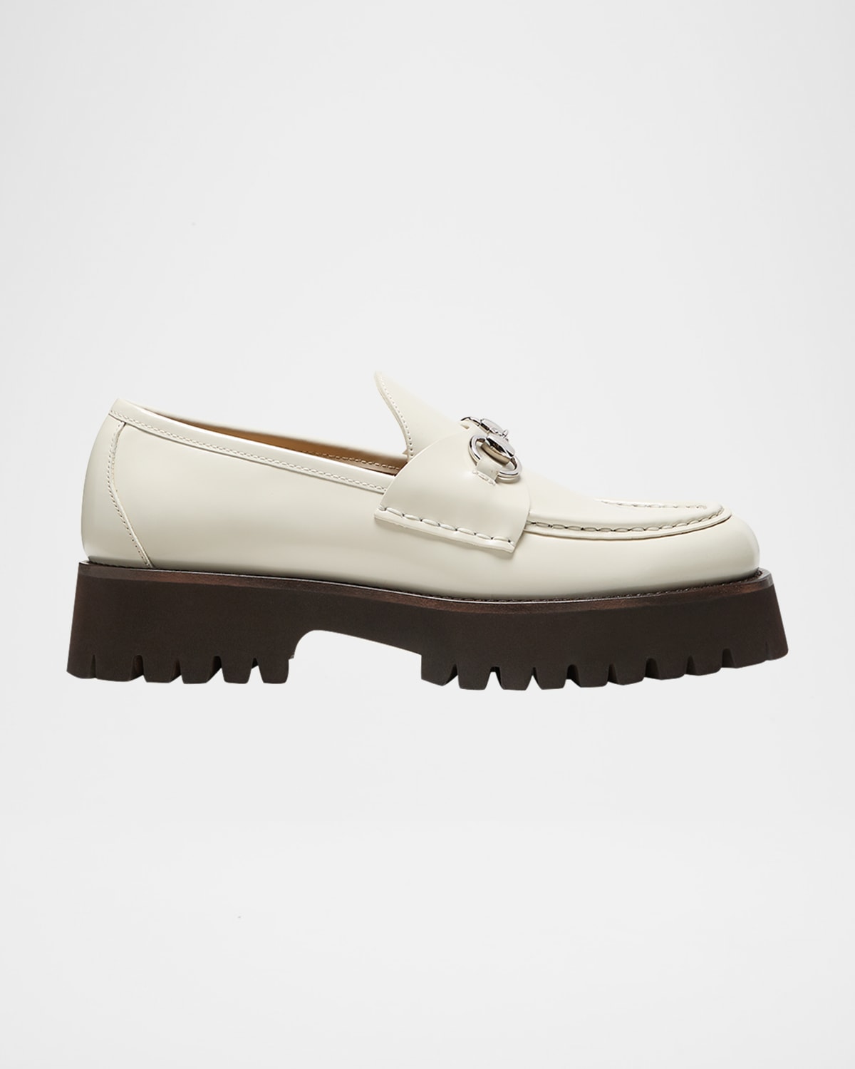 Sylke Leather Bit Loafers