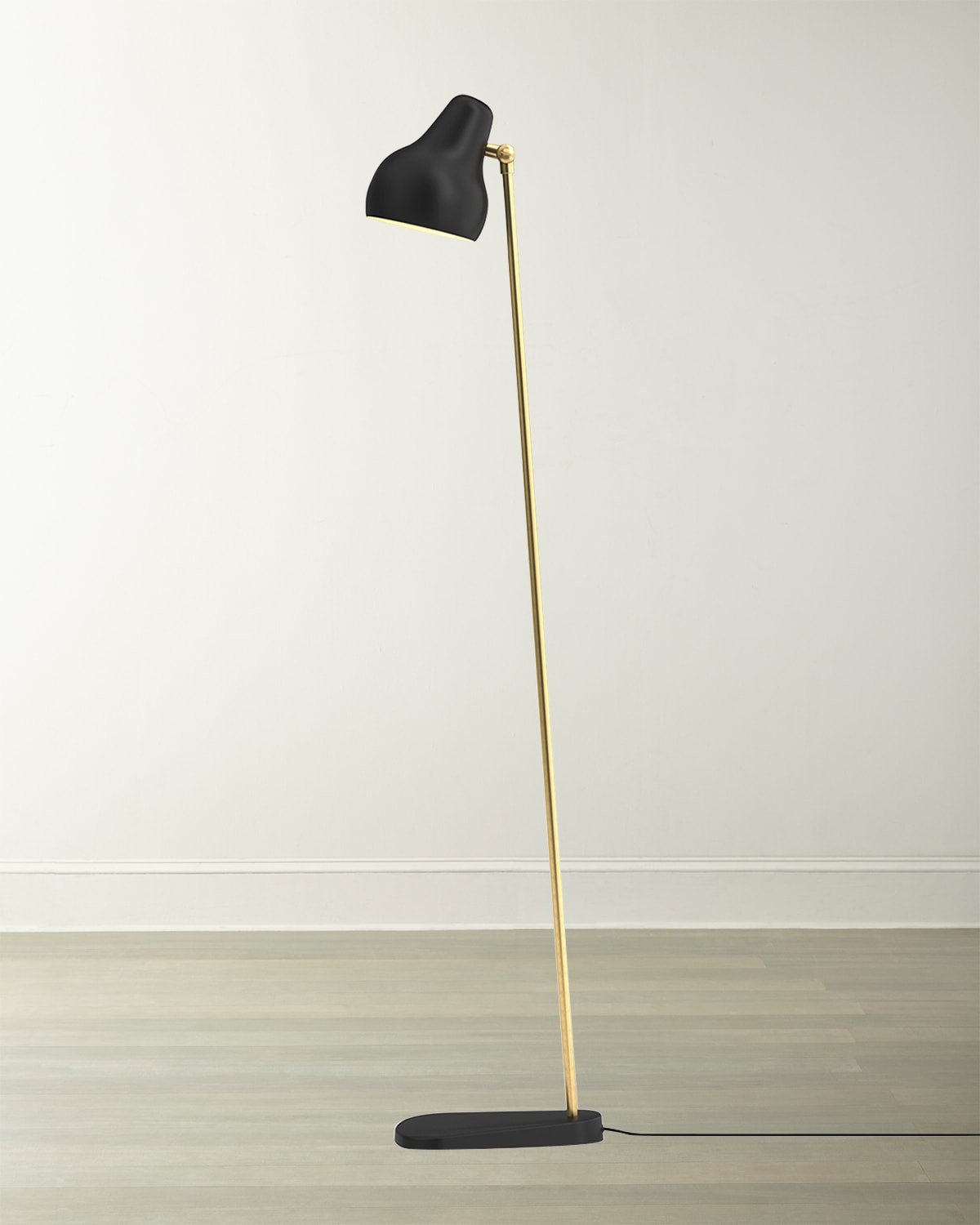 Louis Poulsen Vl38 Floor Lamp In Black