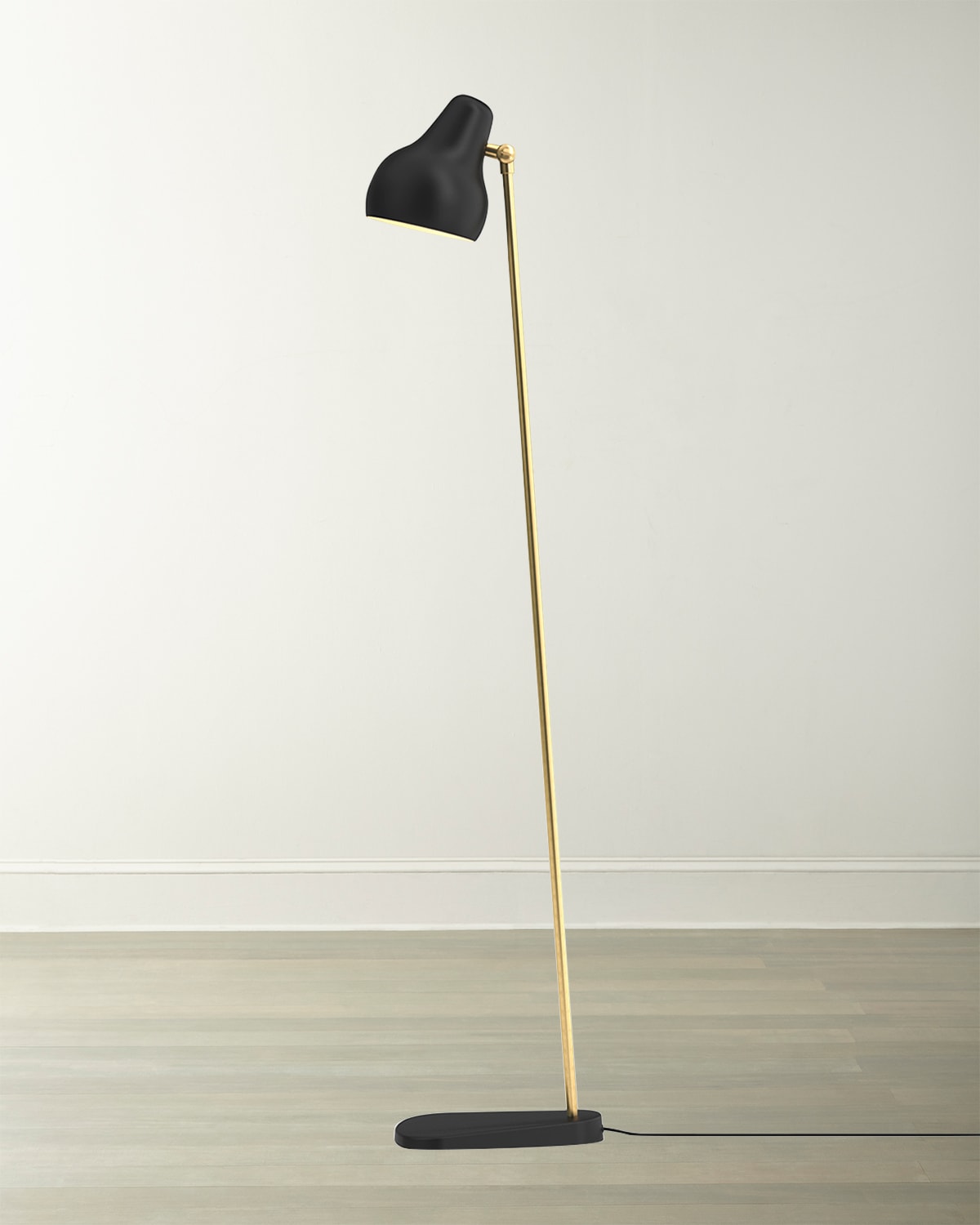 Shop Louis Poulsen Vl38 Floor Lamp In Black