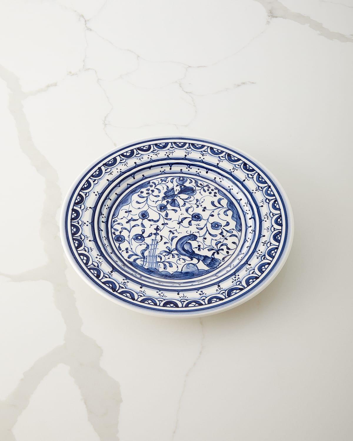 Neiman Marcus Pavoes Salad Plates, Set Of 4 In Blue