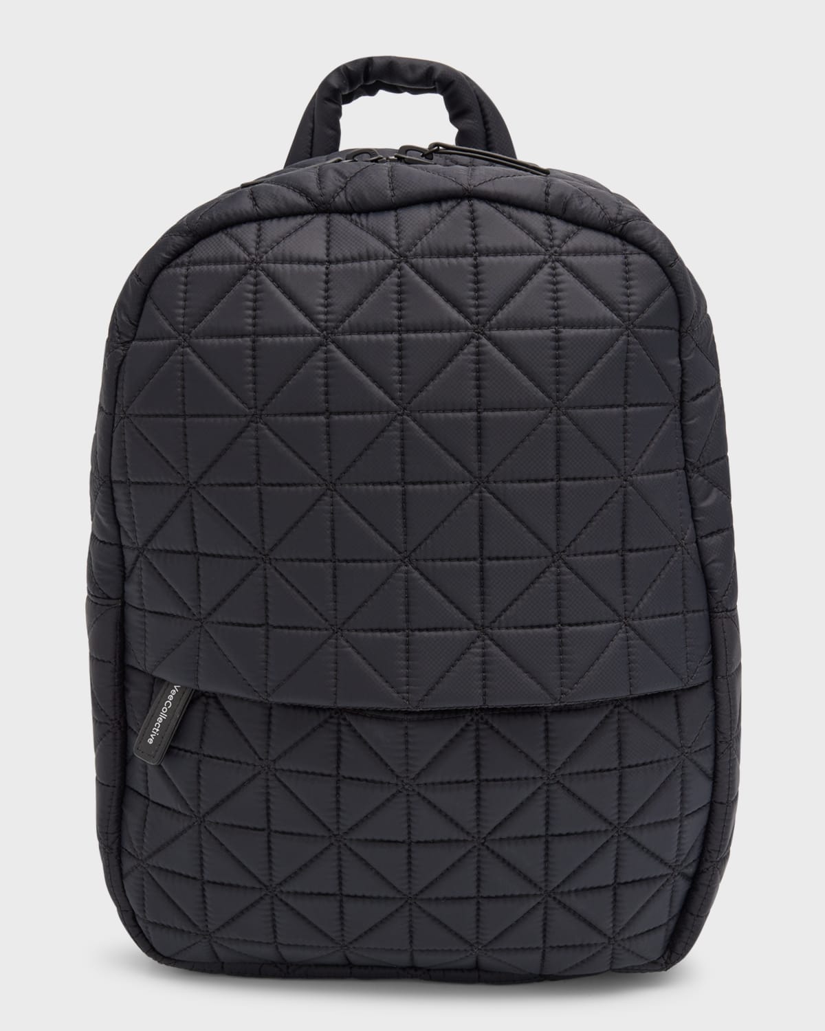 Water-Resistant Quilted Nylon Backpack