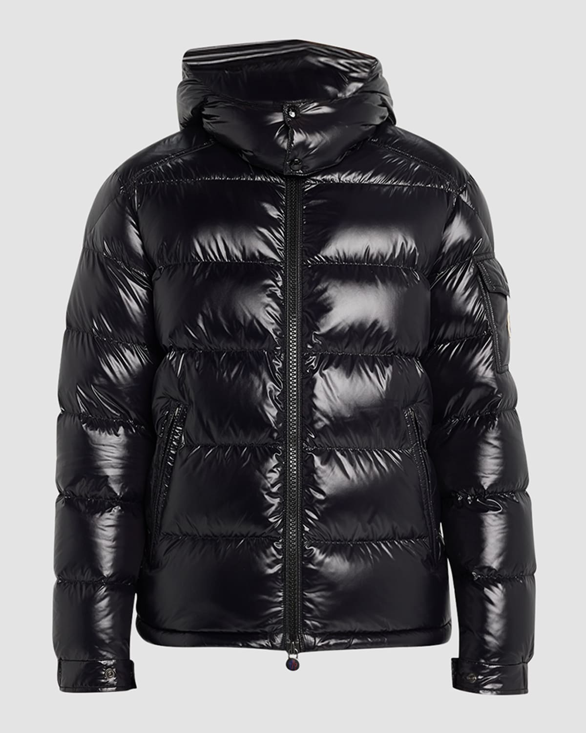 Shop Moncler Men's Maya Puffer Jacket In Black