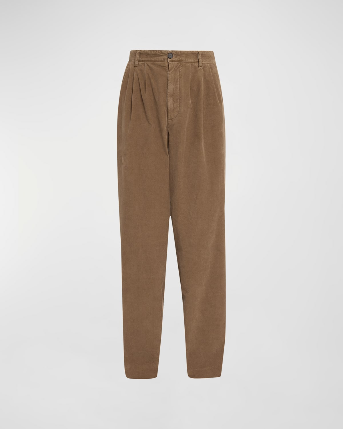 Shop The Row Rufos Corduroy Wide-leg Pants In Taupe