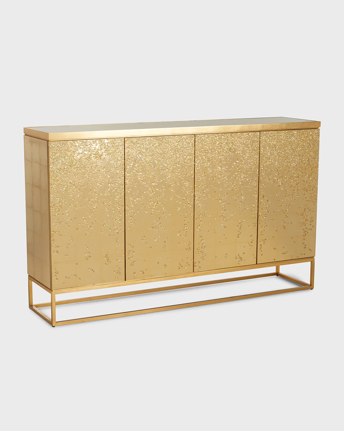 John-richard Collection Ventus 4-door Sideboard In Gold