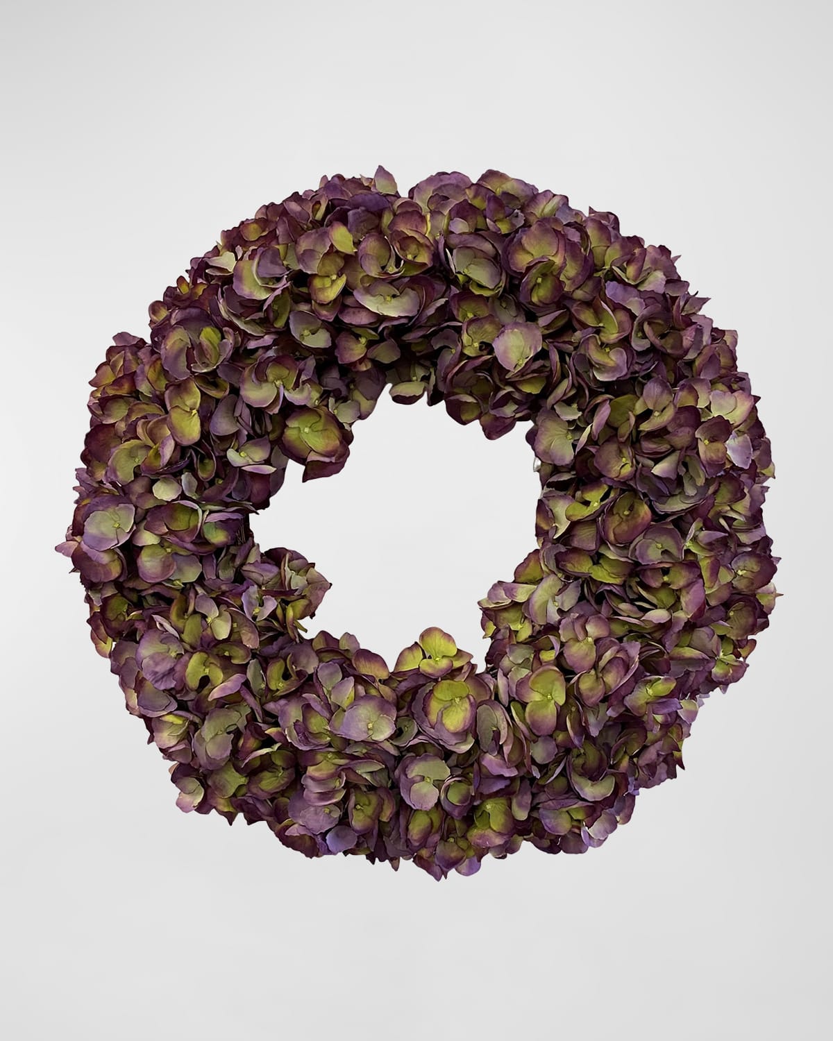 Winward Home 24" Hydrangea Wreath In Purple