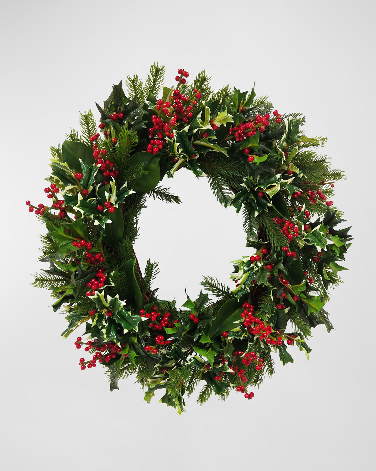 Winward Home 30" Holly Holiday Wreath