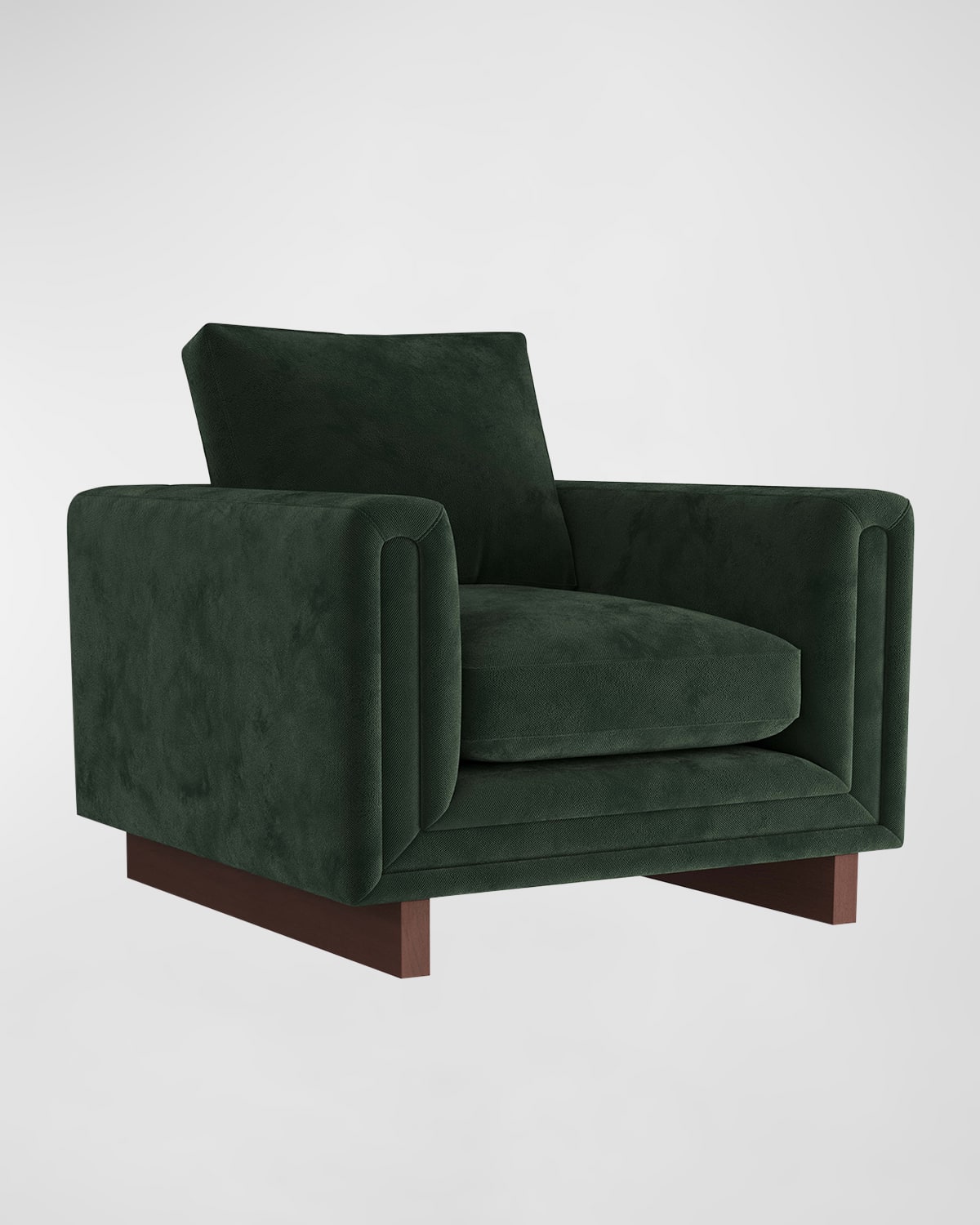 Arteriors Lovell Velvet Chair In Green