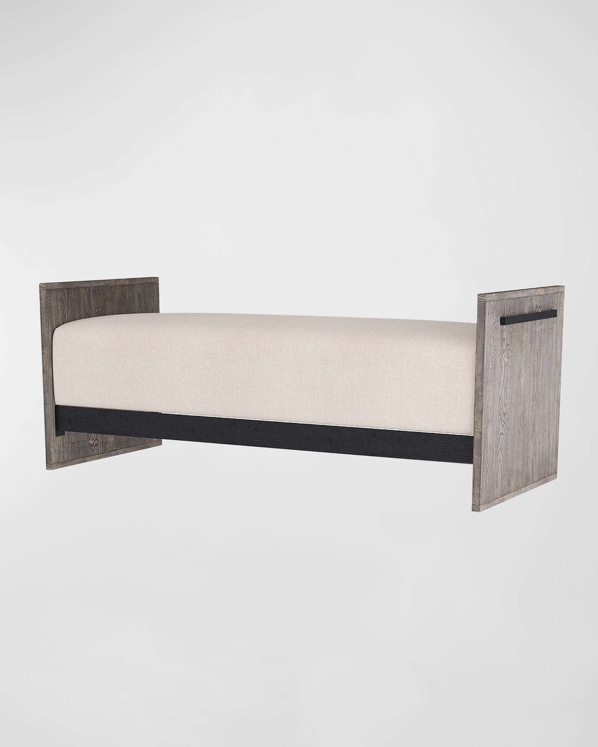 Arteriors Townsend Bench, 58.5" In White