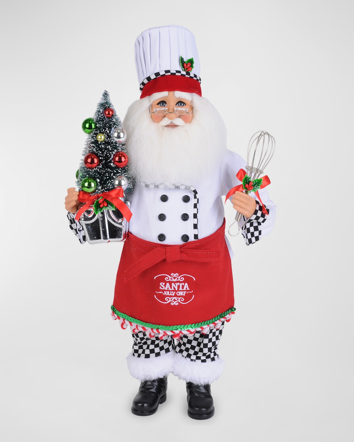 Karen Didion Originals Jolly Kitchen Santa Figure In Multi