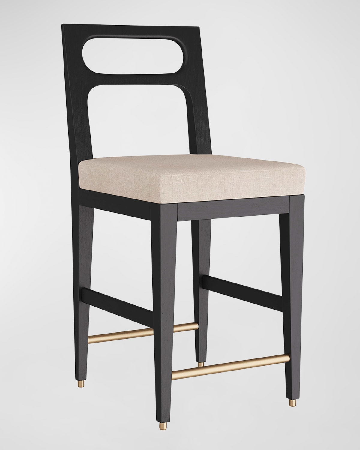 Arteriors Thaden Counter Stool, 23.5" In Black