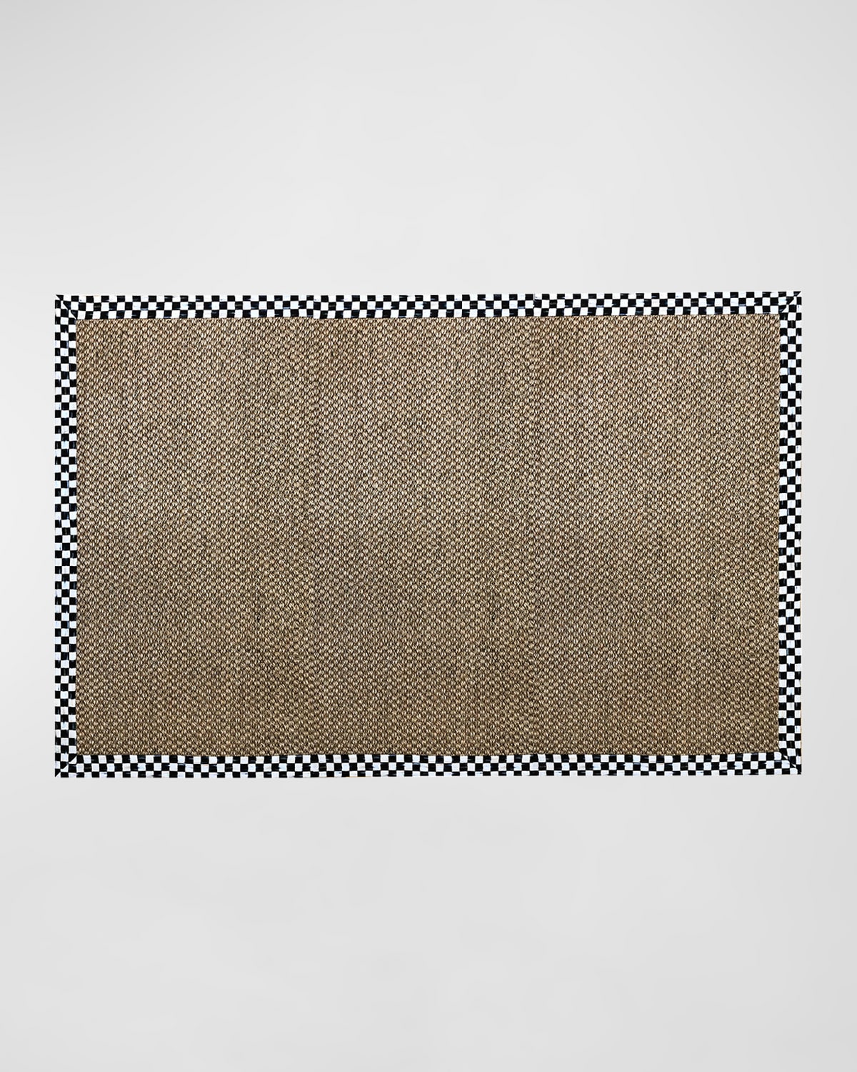 Mackenzie-childs Courtly Check Chunky Sisal Rug, 8' X 10' In Brown