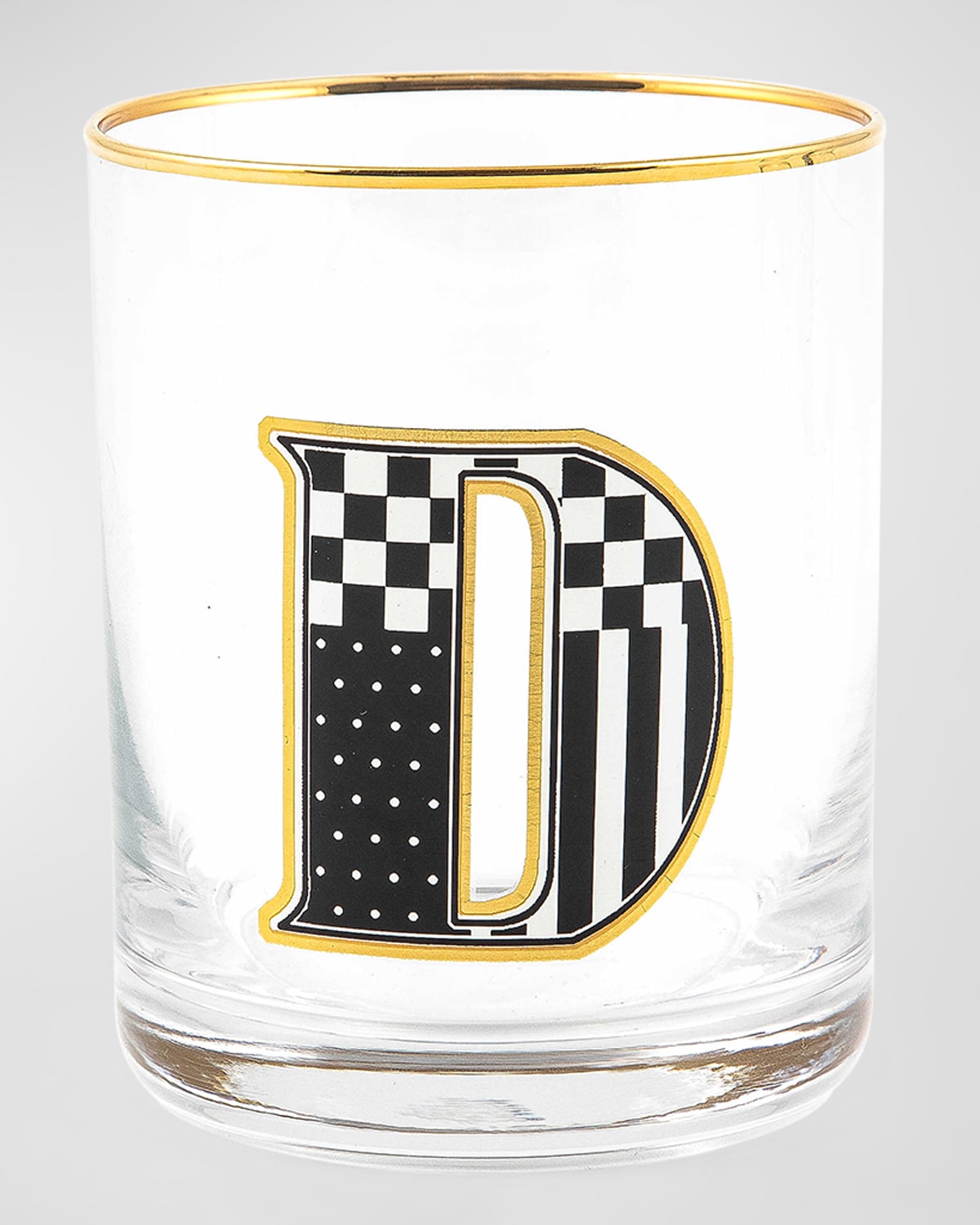 Shop Mackenzie-childs Monogram Tumbler, 14 Oz. In D