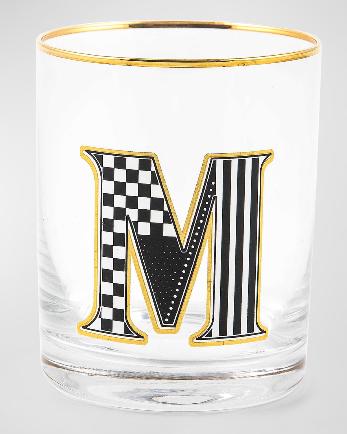 Mackenzie-childs Monogram Tumbler, 14 Oz.