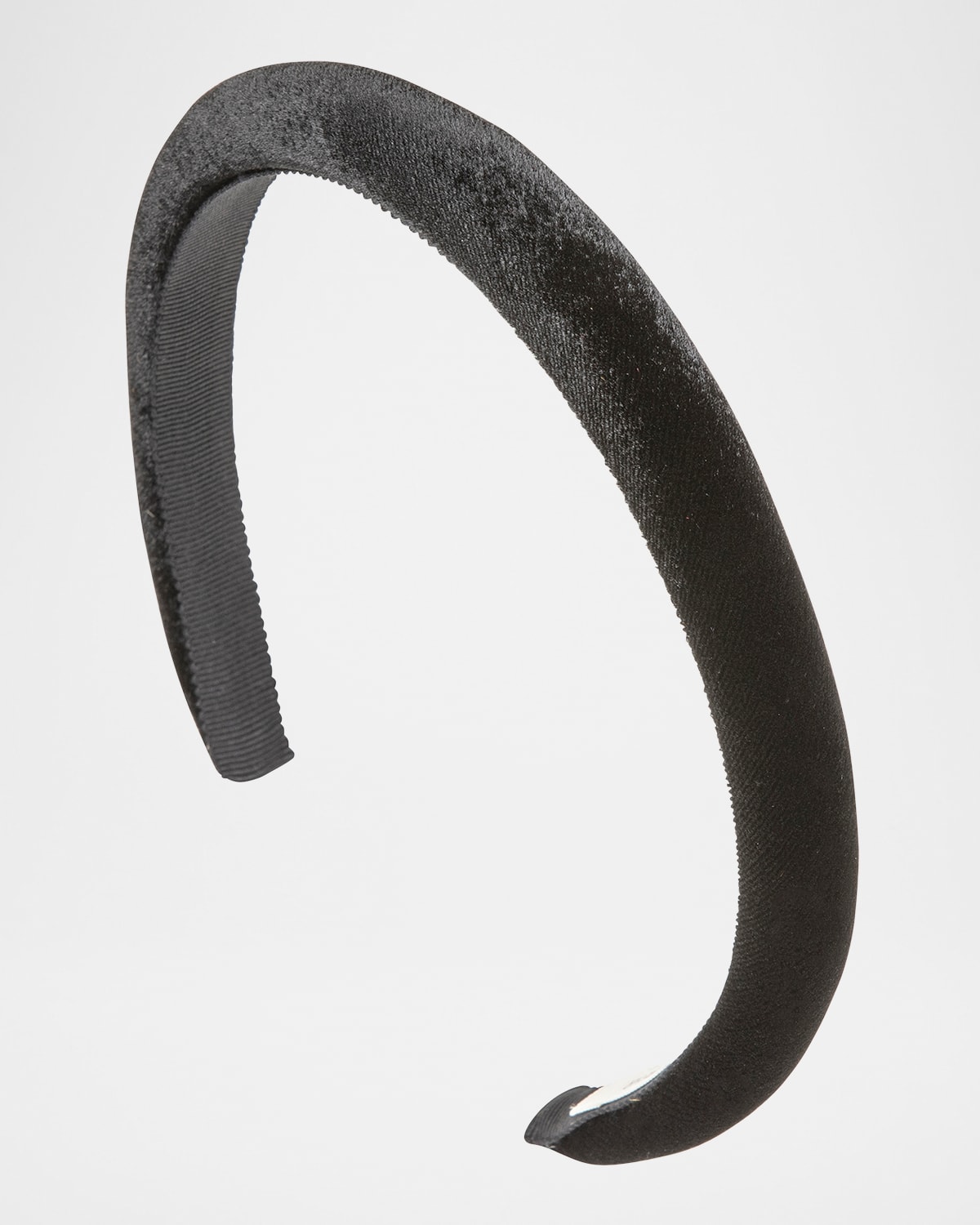 Jennifer Behr Tiana Velvet Headband In Black