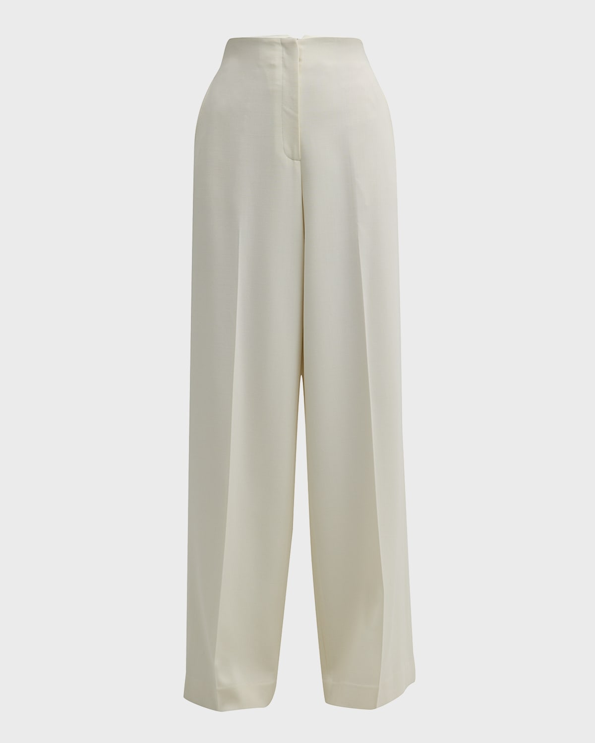 Thames High-Rise Wide-Leg Wool Pants