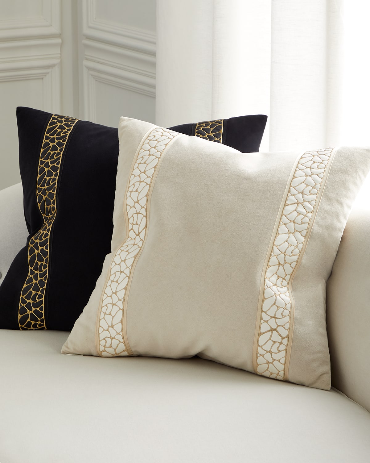 Shop D.v. Kap Home Sloan Throw Pillow In Black